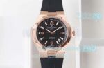 Swiss Copy Vacheron Constantin Overseas Rose Gold Watch Black Dial 42mm